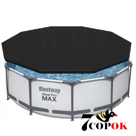 Бассейн каркасный для дачи Bestway 56406-3 New (305 x 76см) Steel Pro Frame Pool