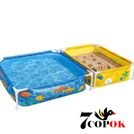 Бассейн каркасный для детей с песочницей Bestway 561cf (213 x 122 x 30,5см), купить