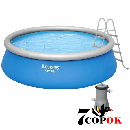 Басейн надувний Bestway 57289 (457 x 122см) Fast Set, купити