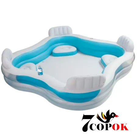 Бассейн надувной для дачи Intex 56475 (229 x 229 x 46см), купить
