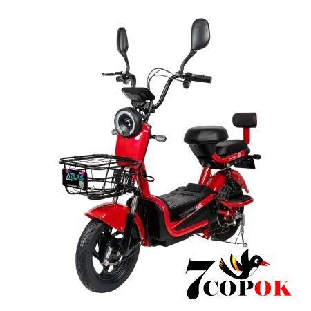 Электроскутер Atlas Elegant Red, 0.5 кВт, купить в Украине
