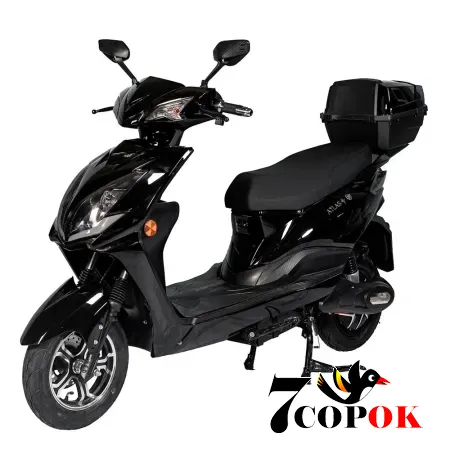 Электроскутер Atlas Pegas Black, 1.5 кВт, купить в Украине