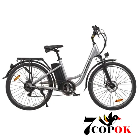 Электровелосипед Maxxter City 2.0 (Silver), 250 Вт., 25 км/ч, купить в Украине