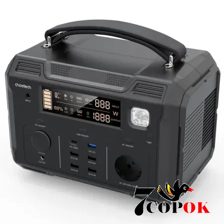 Портативна зарядна станція Choetech BS004-EU-BK, купити в Україні