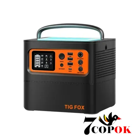 Портативная зарядная станция для дома TIG FOX Portable Power Station 540Wh (FOXT500) (0.5 кВт)