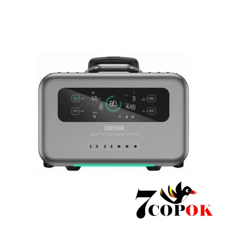 Портативная зарядная станция для дома Zendure SuperBase Pro 2000 Black (2 кВт)