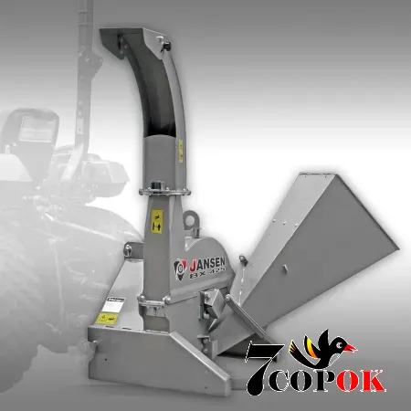 Подрібнювач деревини Jansen BX-42S, купити щепоріз в Україні