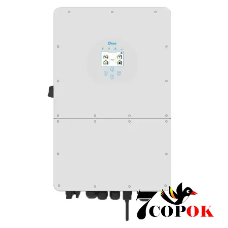 Гібридний сонячний інвертор 10 кВт - Deye 10kW HV-battery 2 MPPT Wi-Fi 220V/380V 3-ph