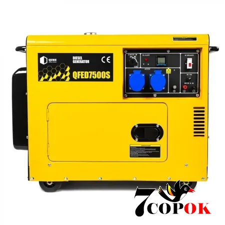 Генератор дизельный Qube QFED7500S, 5.0 кВт, купить в Украине
