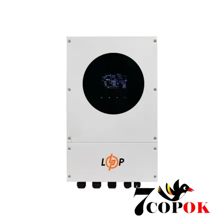 Гибридный солнечный инвертор 6 кВт - LogicPower LPW-V IV WP-6000VA (6000Вт) 48V 120A MPPT 120-450V ON-OFF GRID IP65