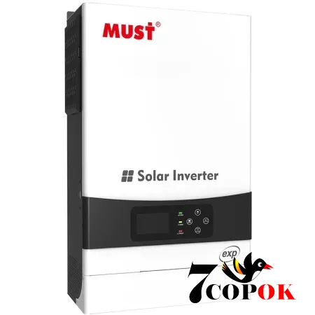 Автономный солнечный инвертор 4 кВт - Must 4000W 24V 100A (PV19-4024 EXP)