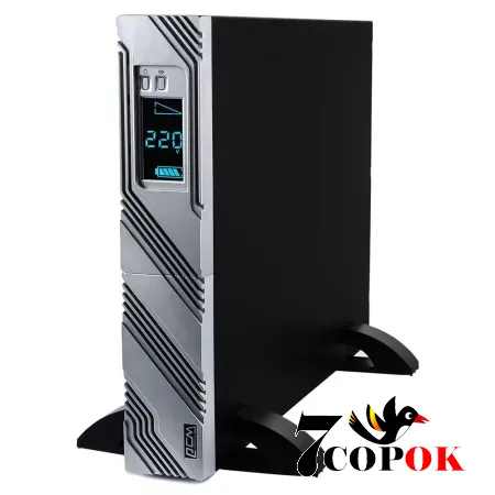 Бесперебойник Powercom SRТ-3000XL LCD, 2700 Вт, 8хIEC, AVR, LCD, USB, купить ИБП