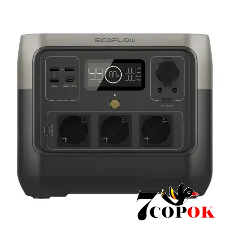 Портативная зарядная станция для дома EcoFlow River 2 Pro (0.8 кВт)