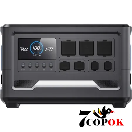 Портативная зарядная станция для дома PowerPlant G24 2048Wh 2400W (2.4 кВт)