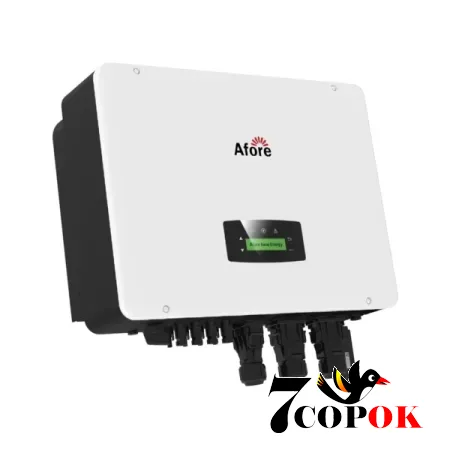 Гибридный солнечный инвертор 30 кВт - Afore AF30K-TH 30KW HV-battery 2 MPPT Wi-Fi 220/380V