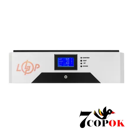 Акумулятор LogicPower LP LiFePO4 51,2V - 304 Ah (14336Wh) (BMS 200A/200А) метал F LCD Smart BT, літій-залізо-фосфатний