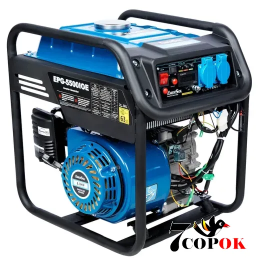Инверторный генератор бензиновый EnerSol EPG-5500IOE, 5.0 кВт, купить