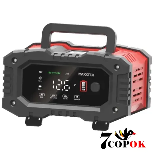 Maxxter MX-CHR-1224V20P - зарядное устройство для аккумуляторов, купить