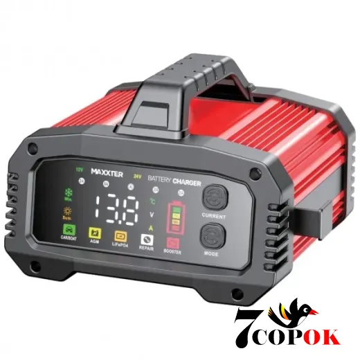 Maxxter MX-CHR-1224V25M - зарядное устройство для аккумуляторов, купить