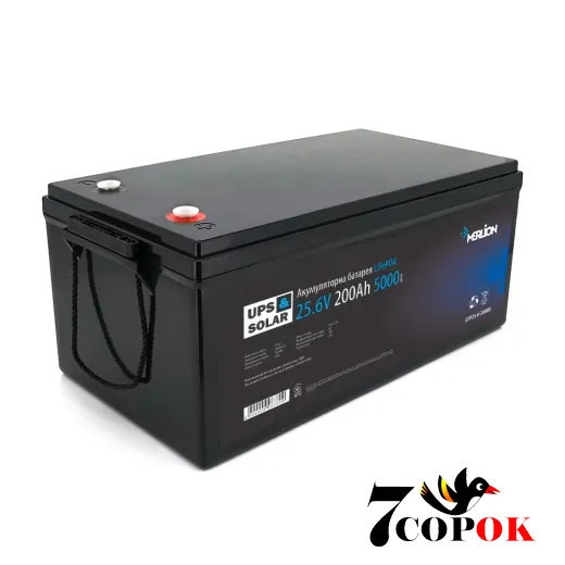 Акумулятор Merlion LiFePO4 25.6V 200AH (8S1P/BMS-100A), літій-залізо-фосфатний