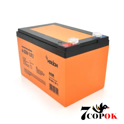 Акумулятор Merlion 6-DZM-12 12V 12Ah, AGM свинцево-кислотний тяговий