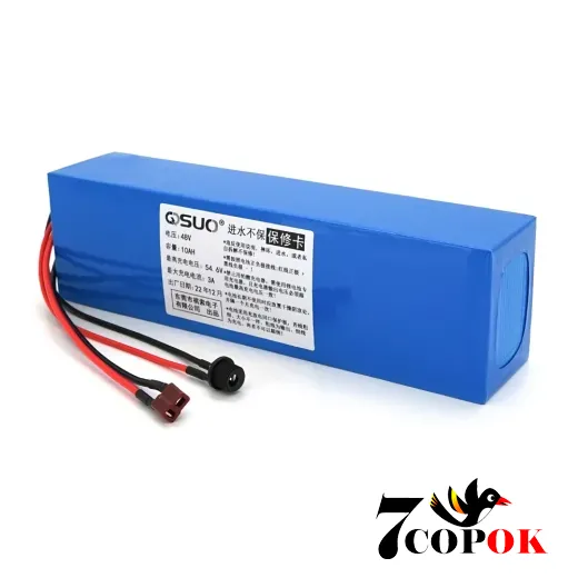 Литий ионный аккумулятор QiSuo 48V 10A (Li-ion 18650), купить