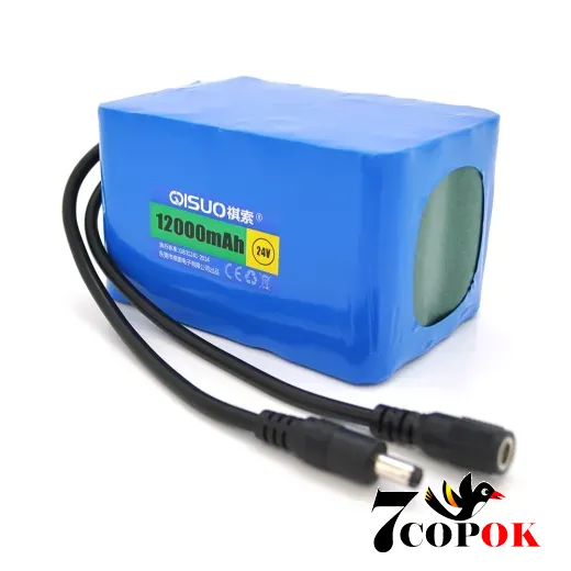 Літій іонний акумулятор QiSuo 24V 12A (Li-ion 18650), купити