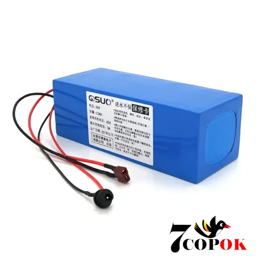 Літій іонний акумулятор QiSuo 36V 12A (Li-ion 18650), купити