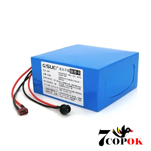Літій іонний акумулятор QiSuo 24V 20A (Li-ion 18650), купити