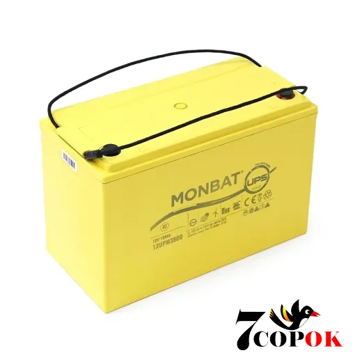 Аккумулятор MONBAT TOP TERMINAL 12UPM3500 AGM 12V/100 Ah, AGM свинцово-кислотный