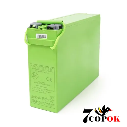 Аккумулятор MONBAT FRONT TERMINAL 12MVR100 AGM 12V/100 Ah, AGM свинцово-кислотный