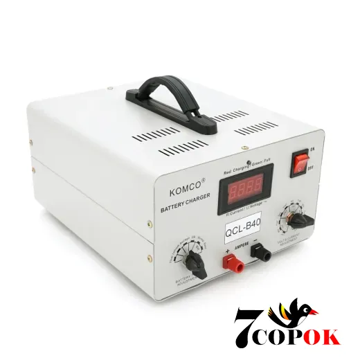 Komco QCL-B40 AGM/LiFePO4 12-72V 5А-40А - зарядное устройство для аккумуляторов