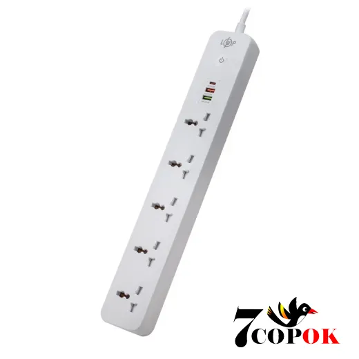 Сетевой фильтр LogicPower LP30324 White, купить в Украине