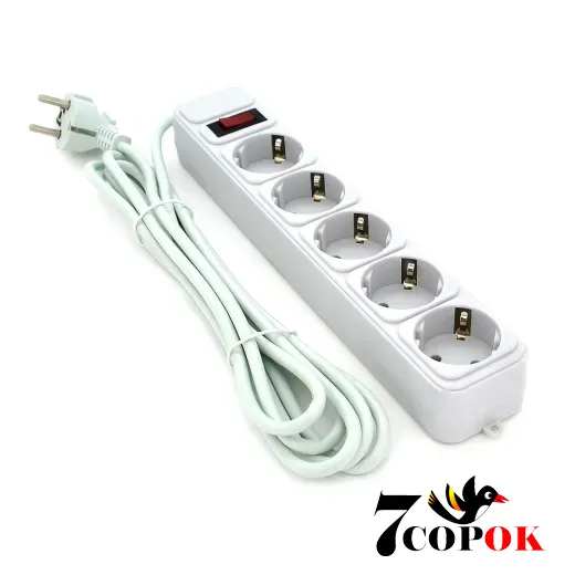 Мережевий фільтр Gembird SP5 1.8 м, купити в Україні
