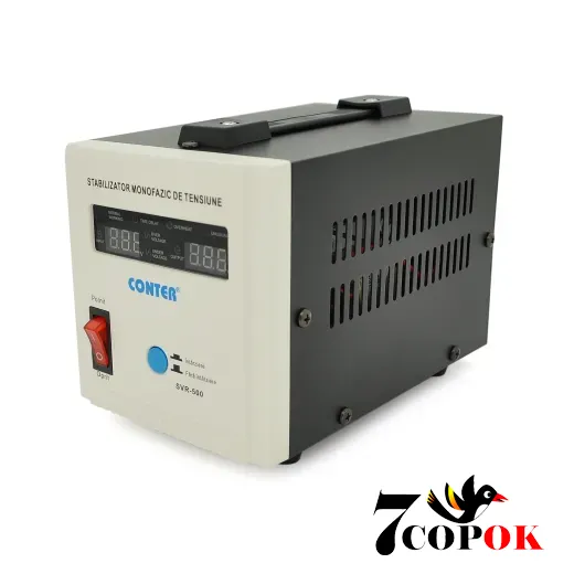 Стабілізатор напруги Conter SVR-500VA/375W, 220 вольт 0.375 кВт, купити