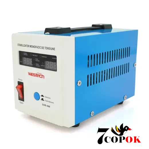 Стабилизатор напряжения Westech SVR-500VA/375W, 220 вольт 0.375 кВт, купить
