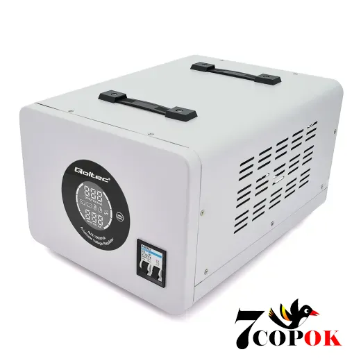Стабілізатор напруги Qoltec AVR-10000VA, 220 вольт 8 кВт, купити