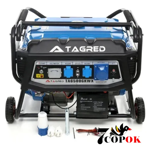 Генератор бензиновий Tagred TA6500GKWX, 6.0 кВт, купити в Україні