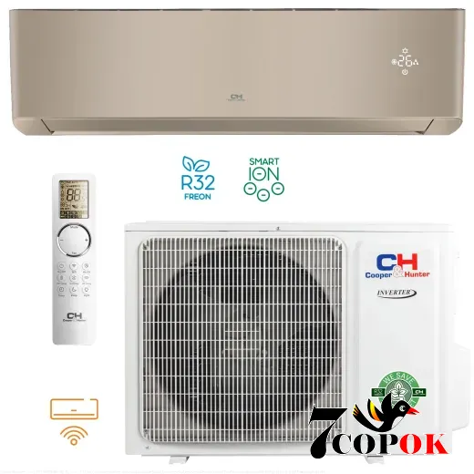 Кондиционер инверторный Cooper&Hunter CH-S18FTXAM-GD, купить