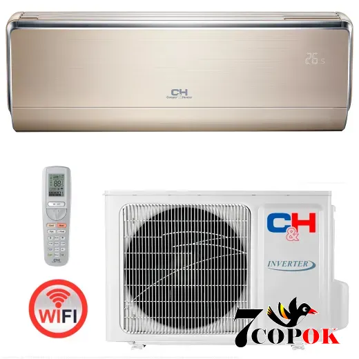 Кондиционер инверторный Cooper&Hunter CH-S18FTXHV-B-NG, купить