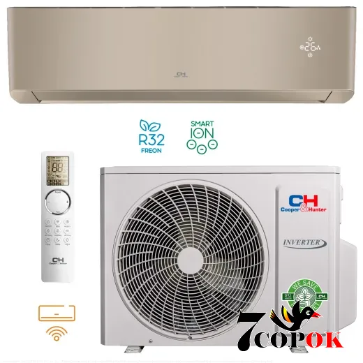 Кондиционер инверторный Cooper&Hunter CH-S24FTXAL2-GD, купить