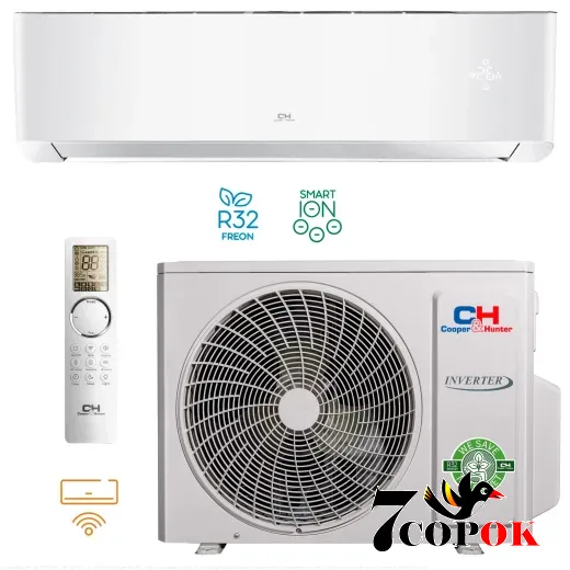 Кондиционер инверторный Cooper&Hunter CH-S24FTXAL2-WP, купить