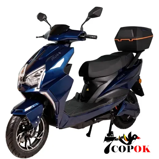 Электроскутер Atlas Speedy Box 2000W Cyan Blue, 2 кВт, купить