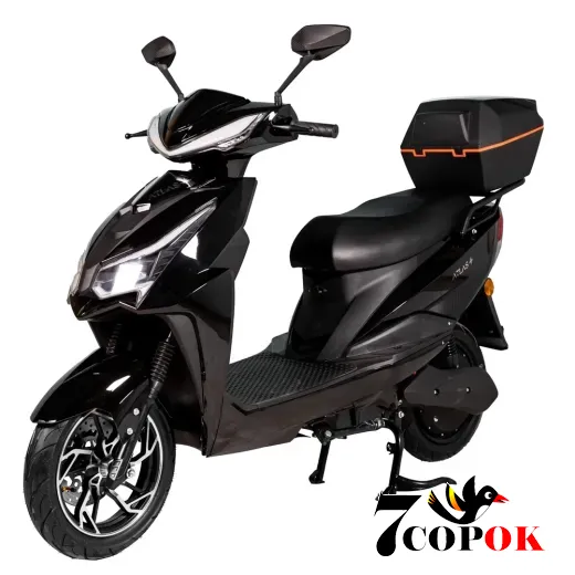Электроскутер Atlas Spider 2 Box 2000W Black, 2 кВт, купить в Украине