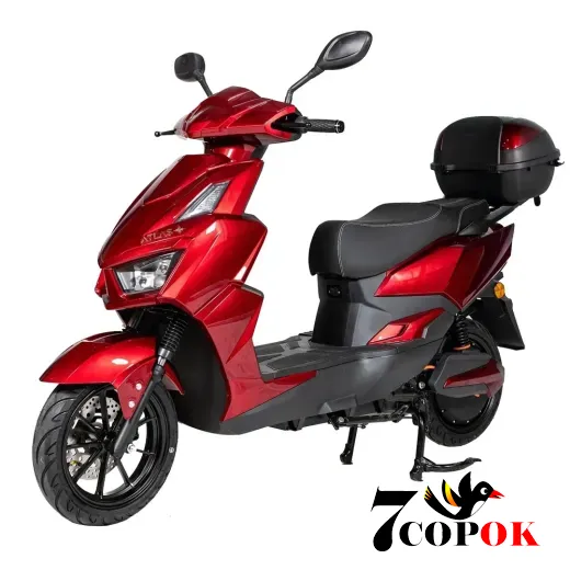 Електроскутер Atlas Tiger Box 2000W Red, 2 кВт, купити в Україні