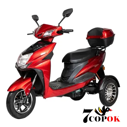 Електроскутер Atlas Falcon Trike 2000W Box Red, 2 кВт, купити