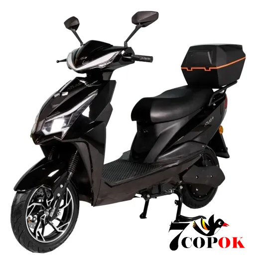 Електроскутер Atlas Spider 2 Box 2000W Lithium Black, 2 кВт, купити