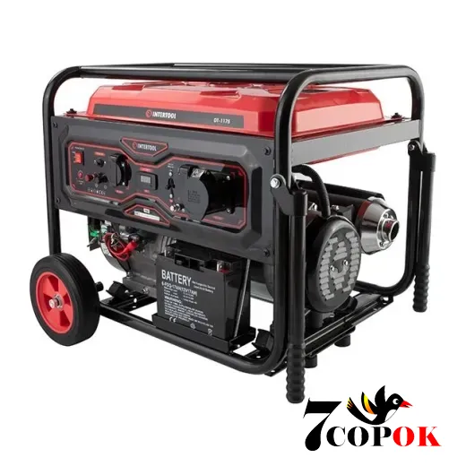 Портативний генератор бензиновий Intertool DT-1175, 7.0 кВт, купити