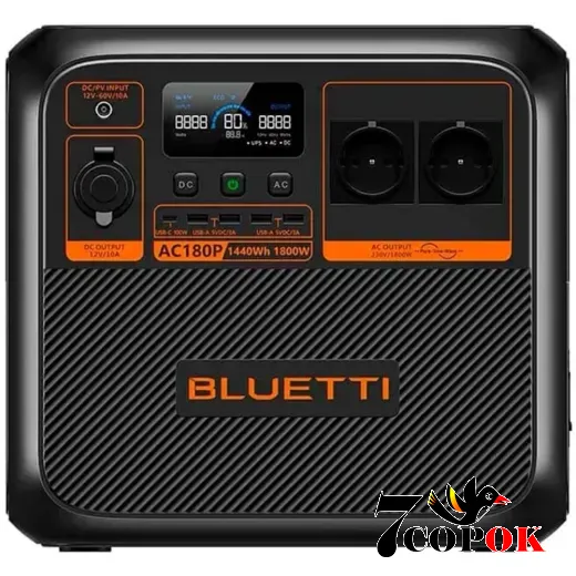 Портативная зарядная станция для дома Bluetti AC180P (1.8 кВт), купить