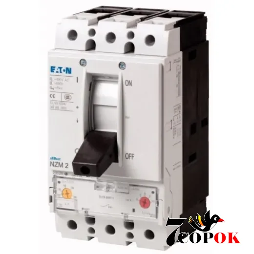 Автоматичний вимикач EATON NZMB2-M125 25kA 3п 125A, купити в Україні
